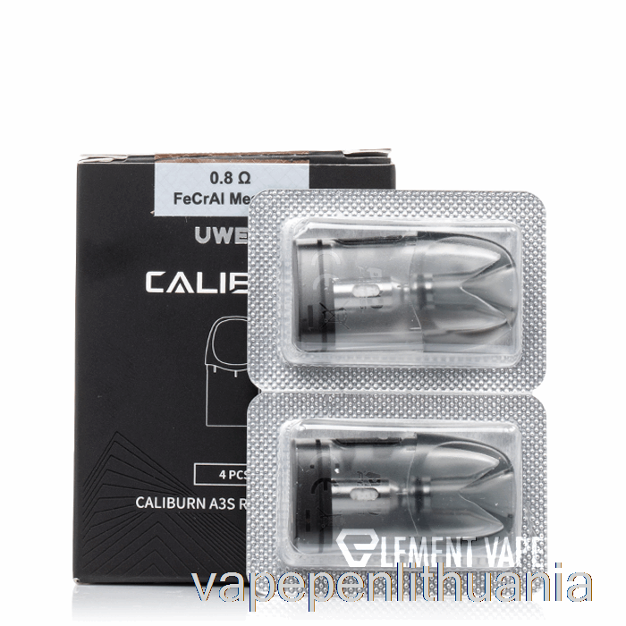 Uwell Caliburn A3s Pakeitimo Ankštys 0,8ohm Pods Vape Skystis